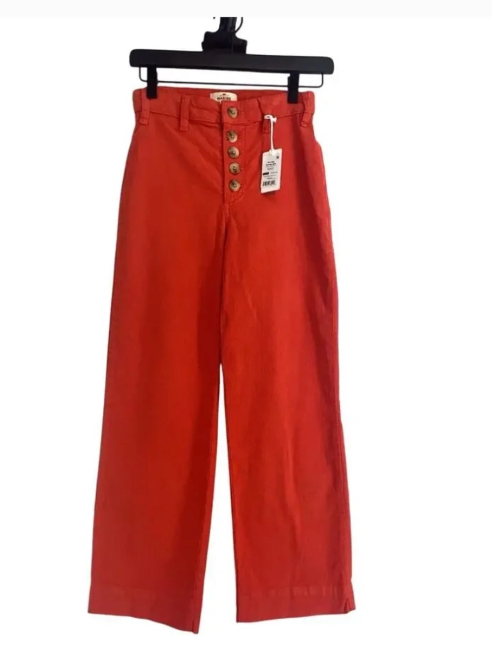 Marine Layer Red Corduroy Pants Size 8